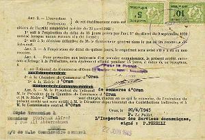 Oran documents divers 197